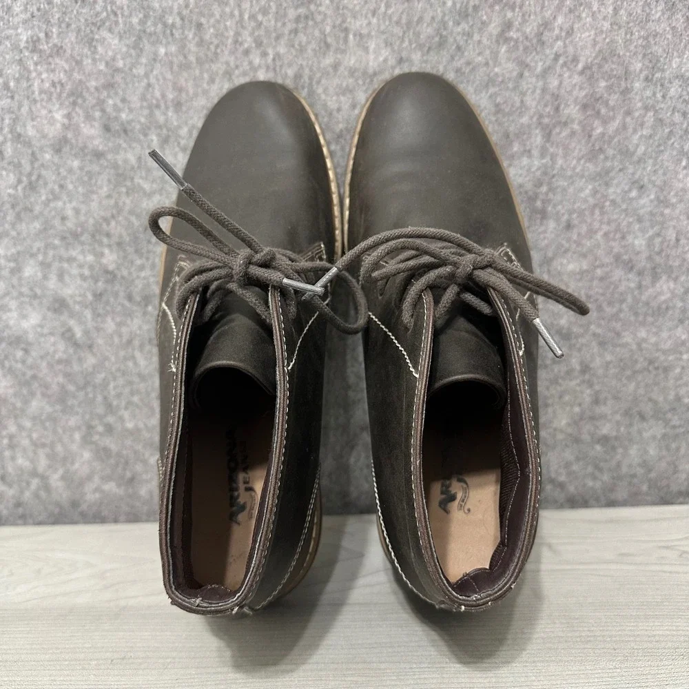 Arizona Jean Company‎ Dutton Chukka Boots Brown Mens Size 8 Lace Up Classic